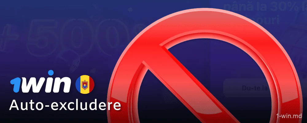 Autoexcluderea jucătorilor cu dependență la 1win